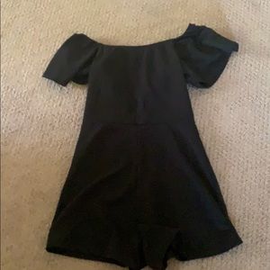 Women’s black romper